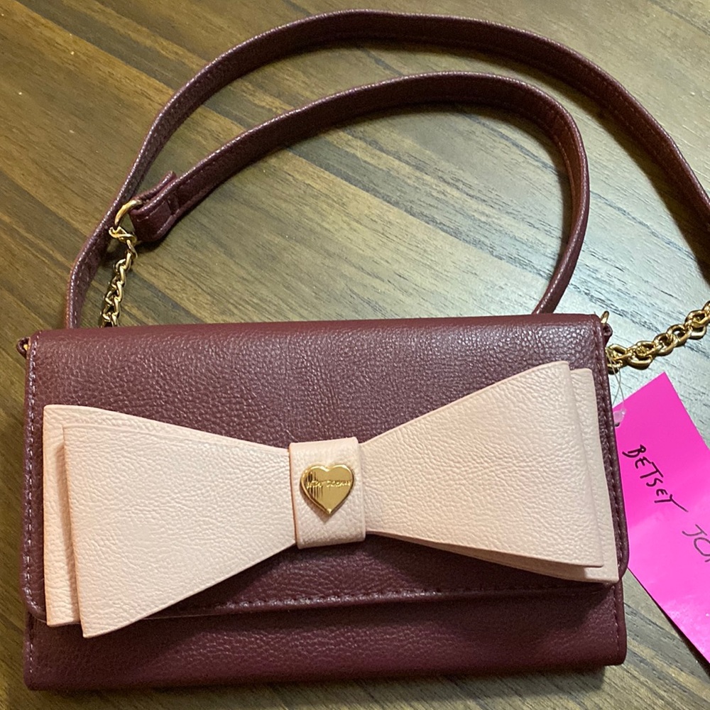 Betsey Johnson clutch with built in wallet